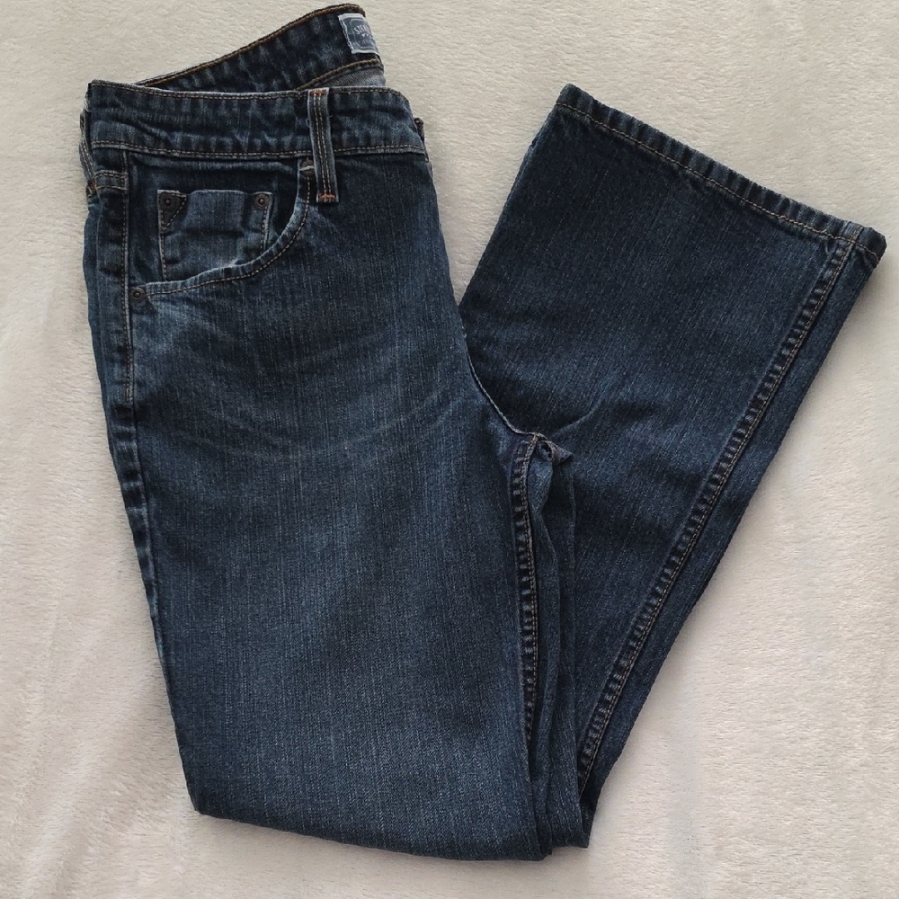 Signature by Levi Strauss Indigo Boot Cut Low Rise Jeans